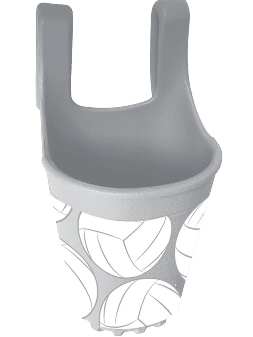 BOGG BAG Bevy Gray Volleyball Print Cup Holder